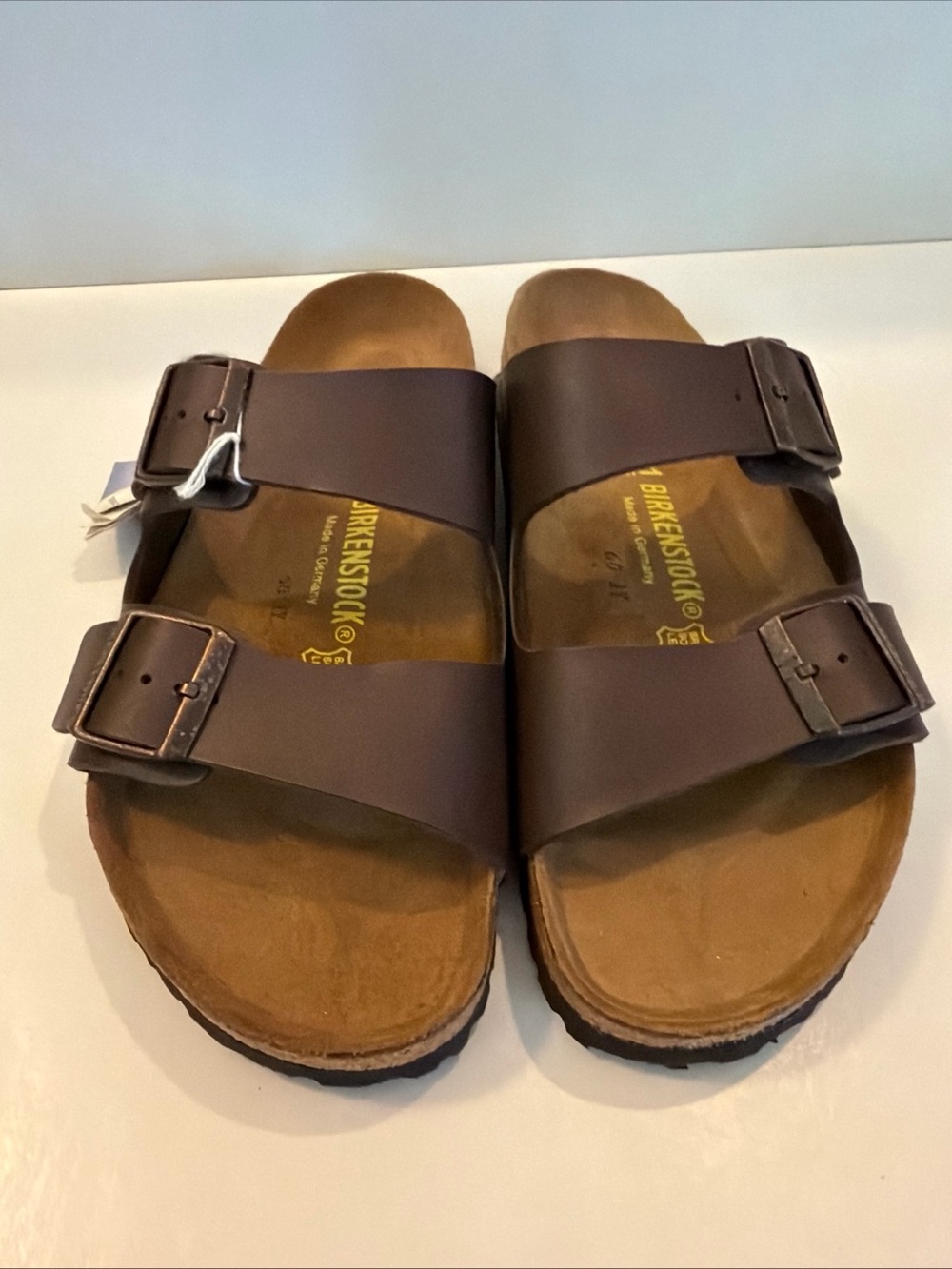Birkenstock Arizona Two-Strap Sandal in Dark Brown Size EU 41 - Picture 6 of 7